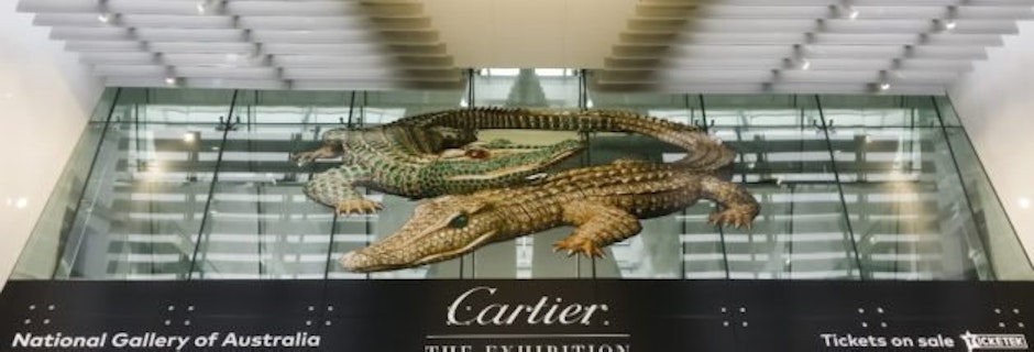 Image for Canberra Airport sparkles for Cartier: The exhibition