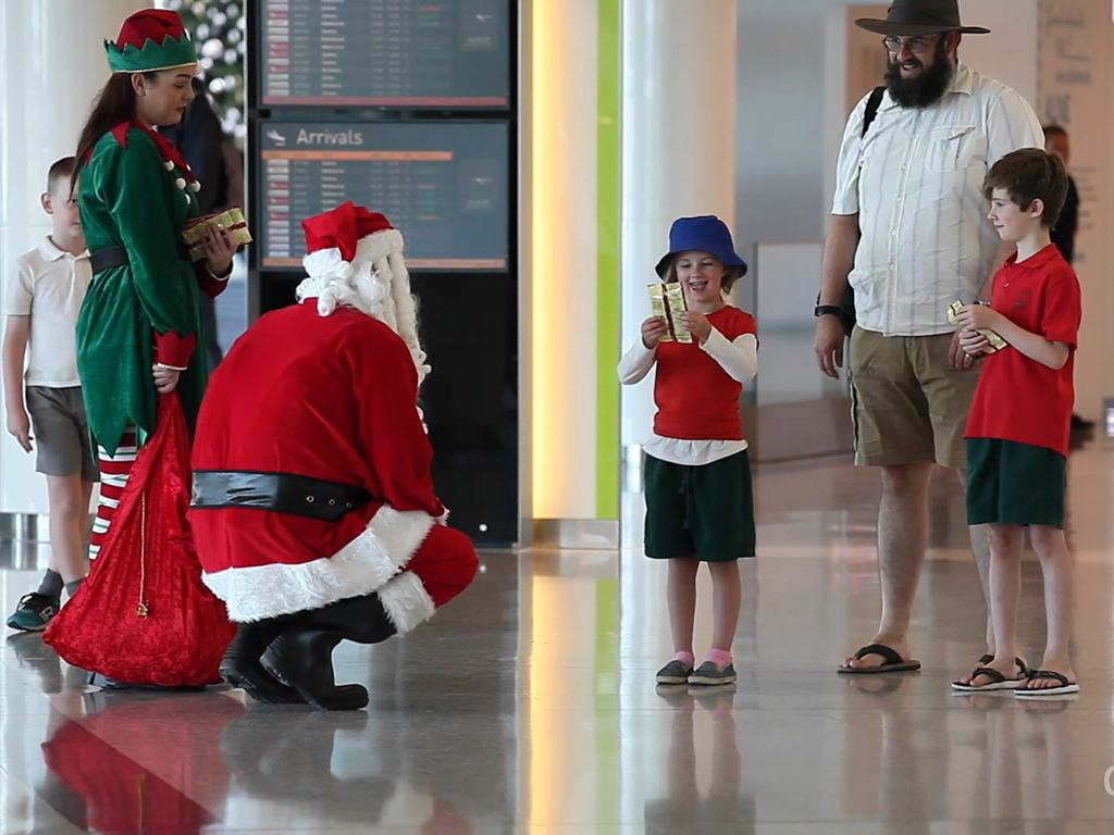 Image for Santa Visits Canberra Airport