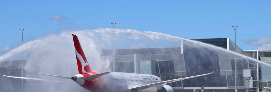 Image for Qantas Dreamliner comes to Canberra Airport