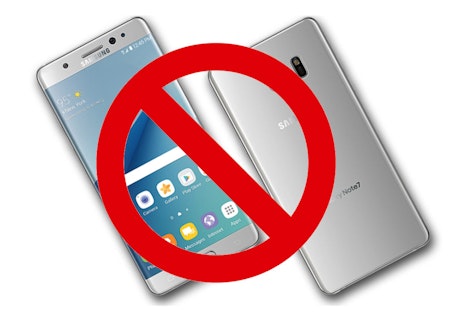 Image for Samsung Galaxy Note 7 devices prohibited on-board aircraft