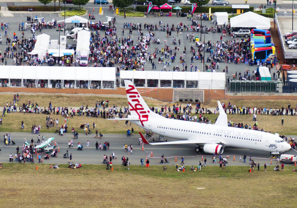 Image for Open Day Entertains at Canberra Airport