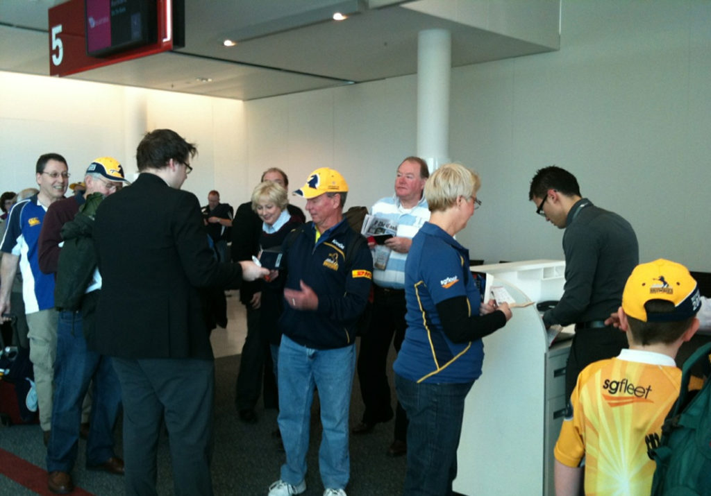 Image for First international flight takes off from the all new Canberra Airport