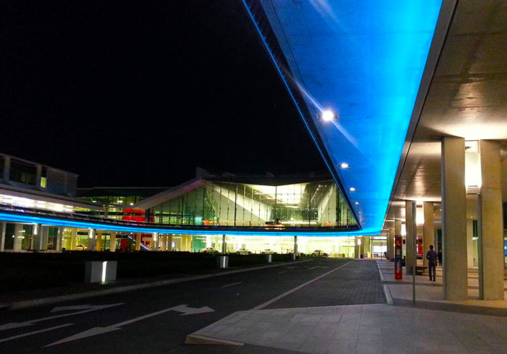 Canberra Airport lights up for Enlighten