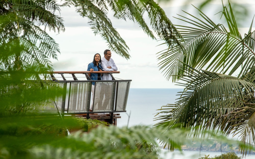 Image for Couple overlooking Coffs Harbour from Skybridge
