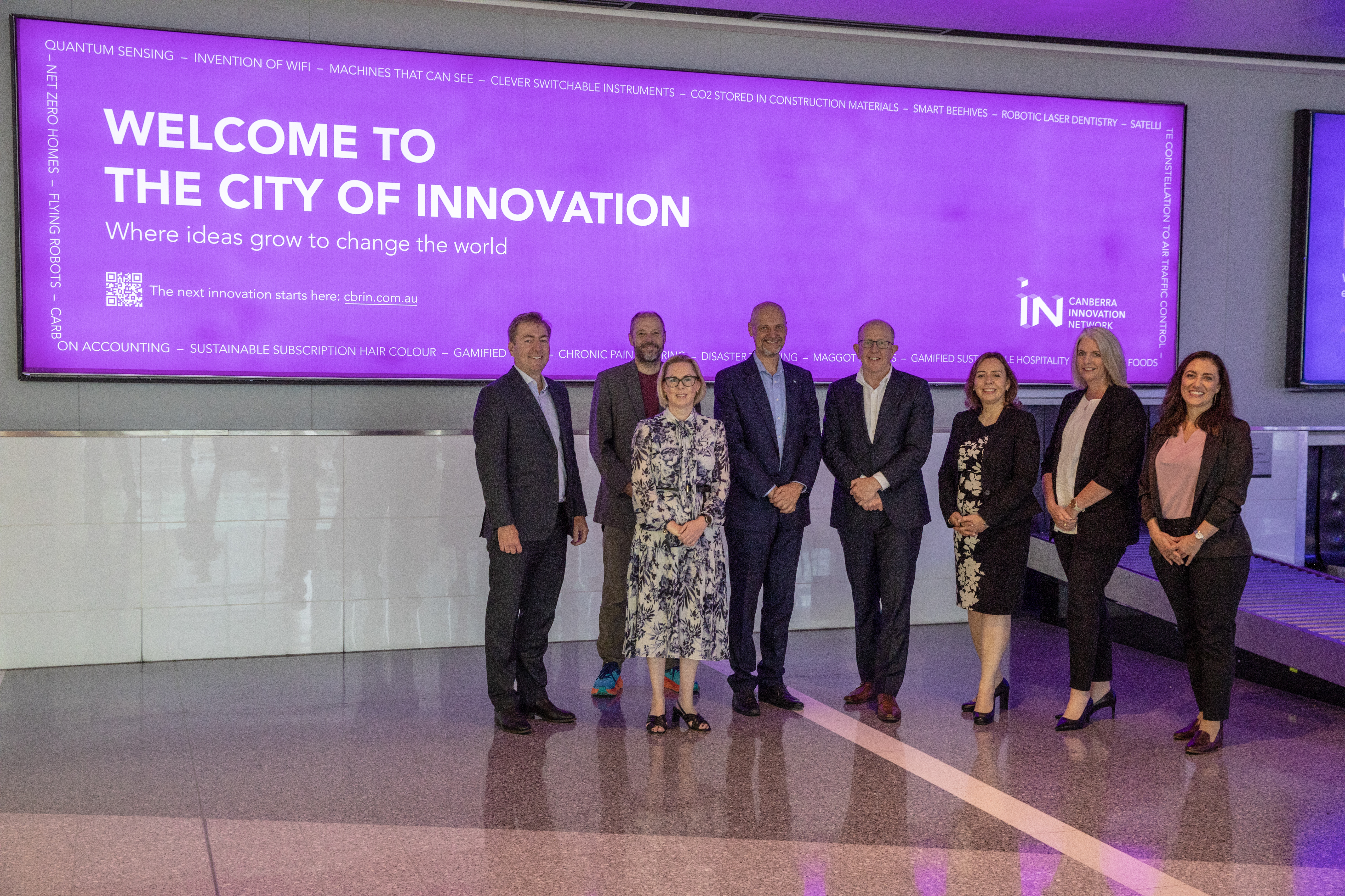 Image for CBRIN and Canberra Airport Annoucement Partnership