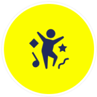 Person dancing icon