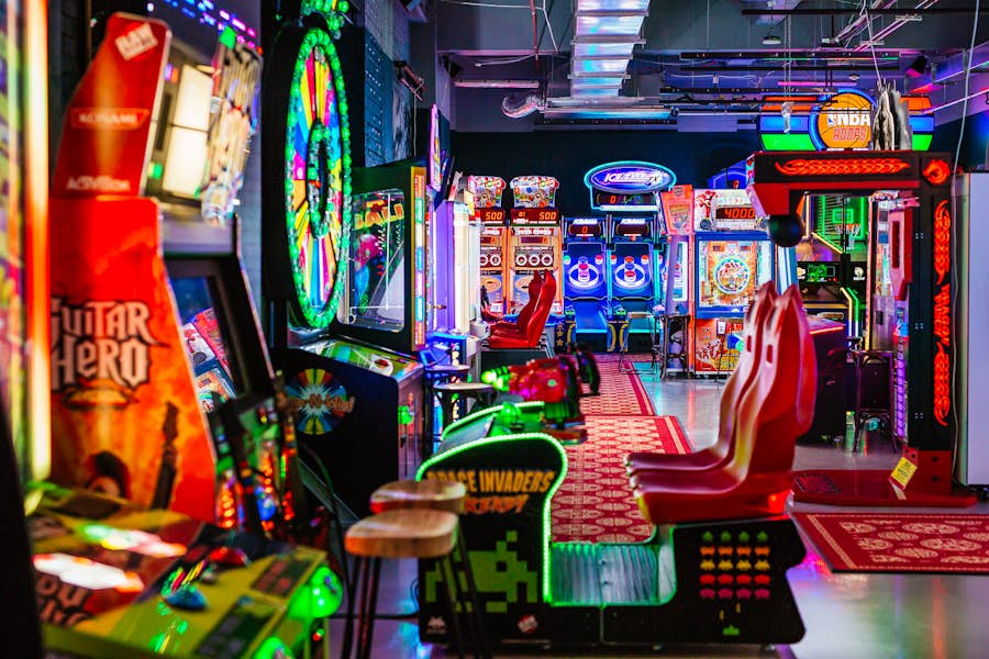 B Lucky & sons arcade area