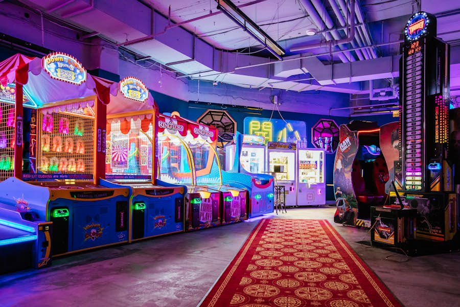 B Lucky & sons arcade area