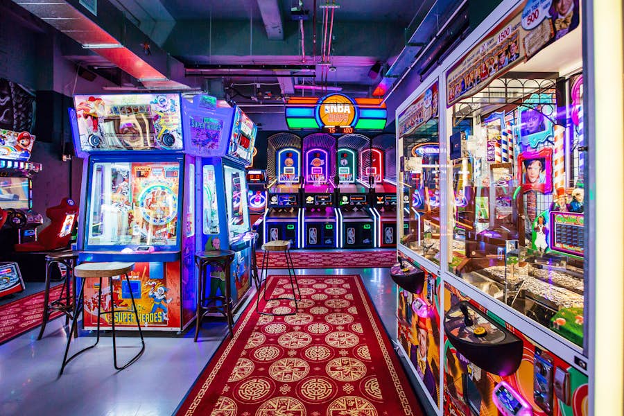 arcades at b. lucky and sons
