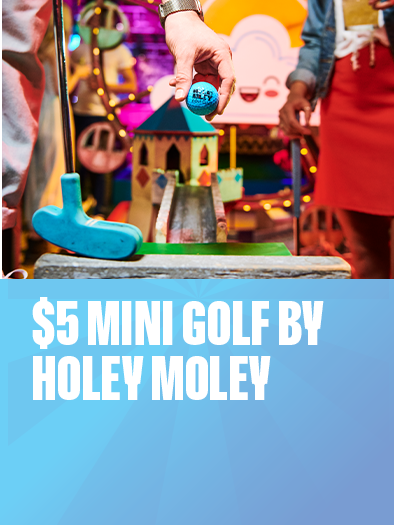 Day of Fun Holey Moley Golf Club