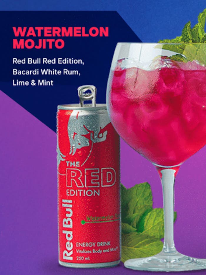 Red Bull Cocktail Promo Watermelon Mojito