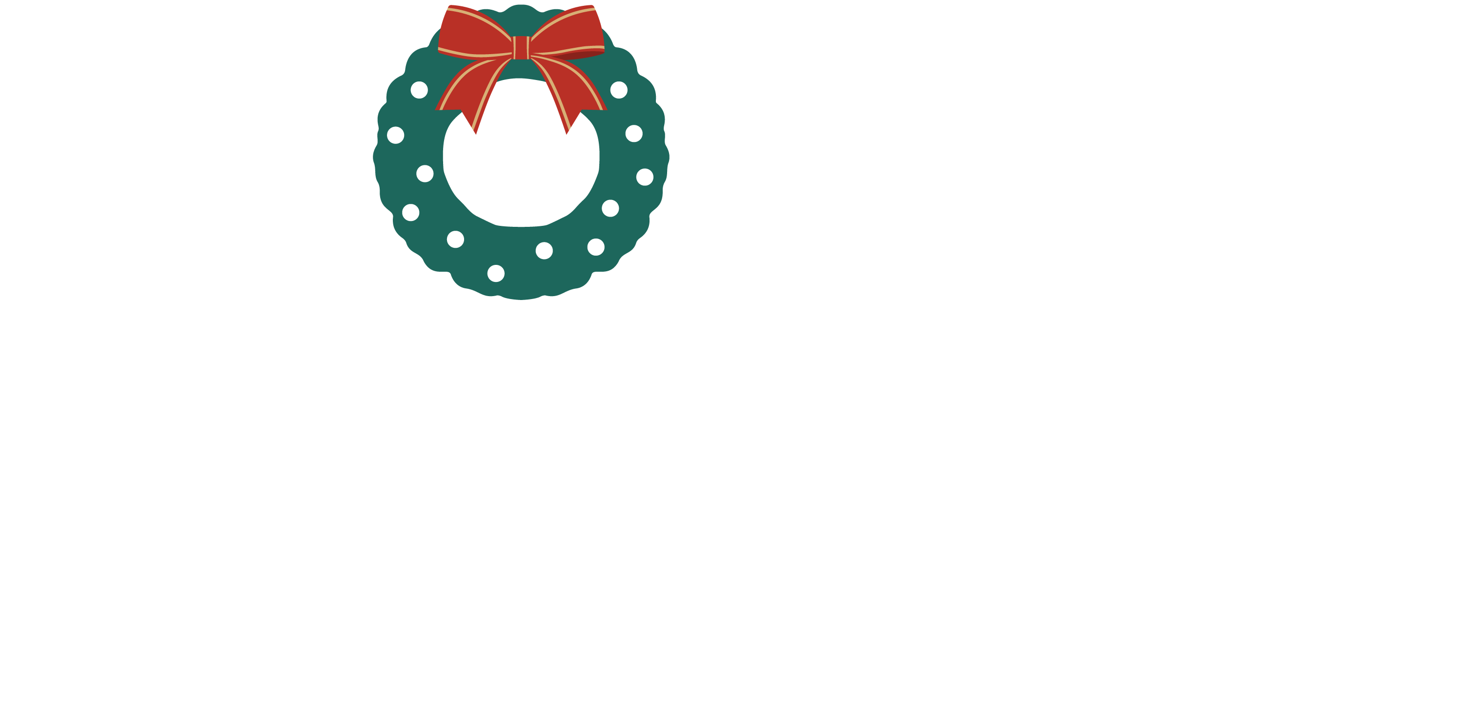 Holey Moley Christmas-Themed Logo