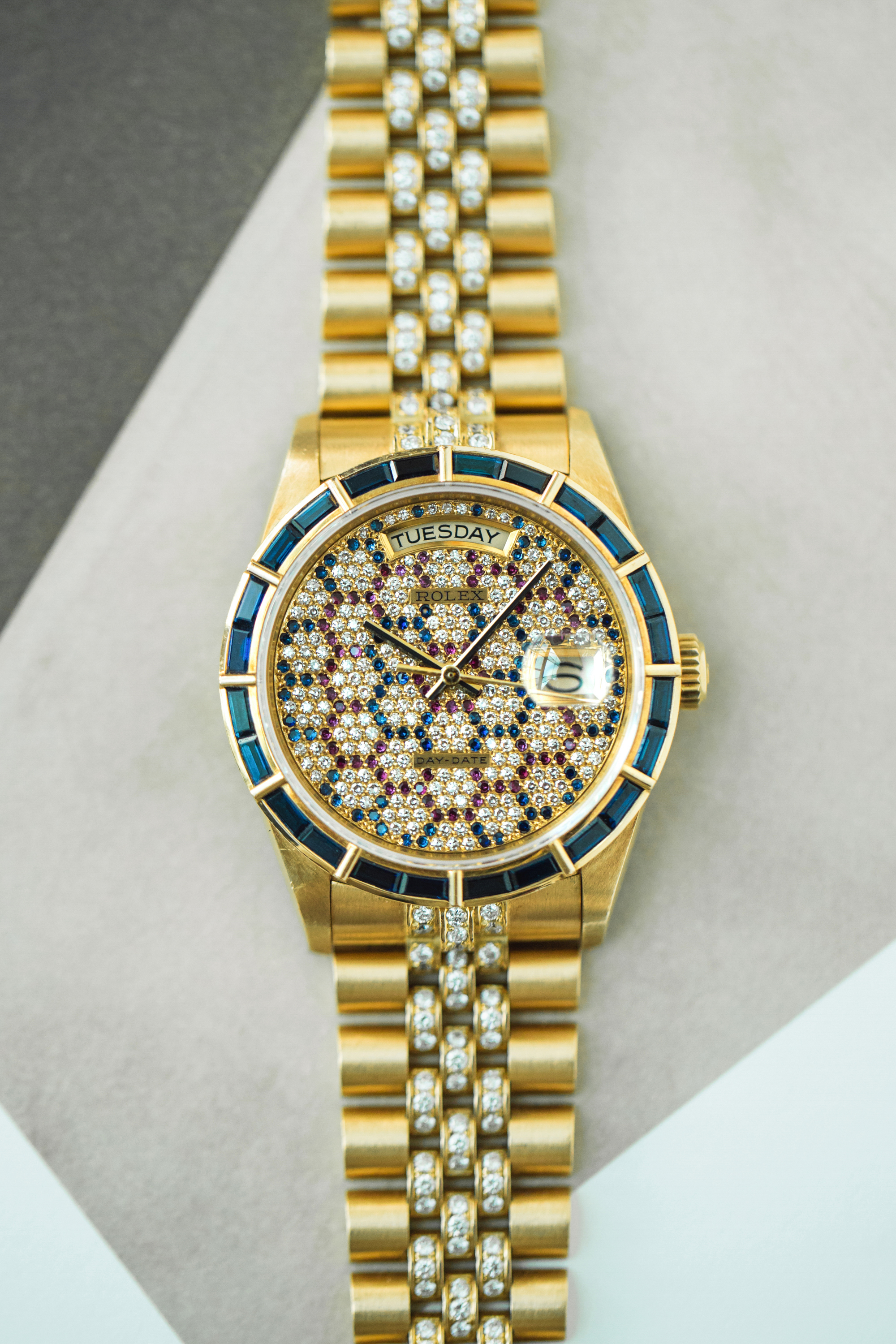 Rolex Day-Date 18168 'Honeycomb'