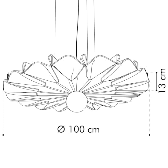 BuzziPleat-Edel-Medium-LED-Globe-Metric