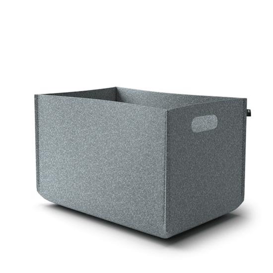 BuzziBox Medium 100% recycled BuzziFelt StoneGrey