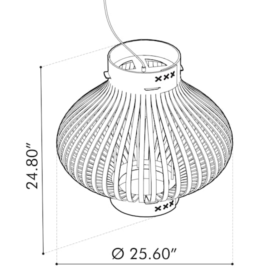 BuzziLight Mono Large Imperial Measurements