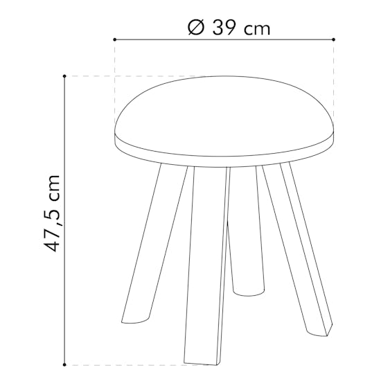 BuzziMilk Stool Metric Measurements