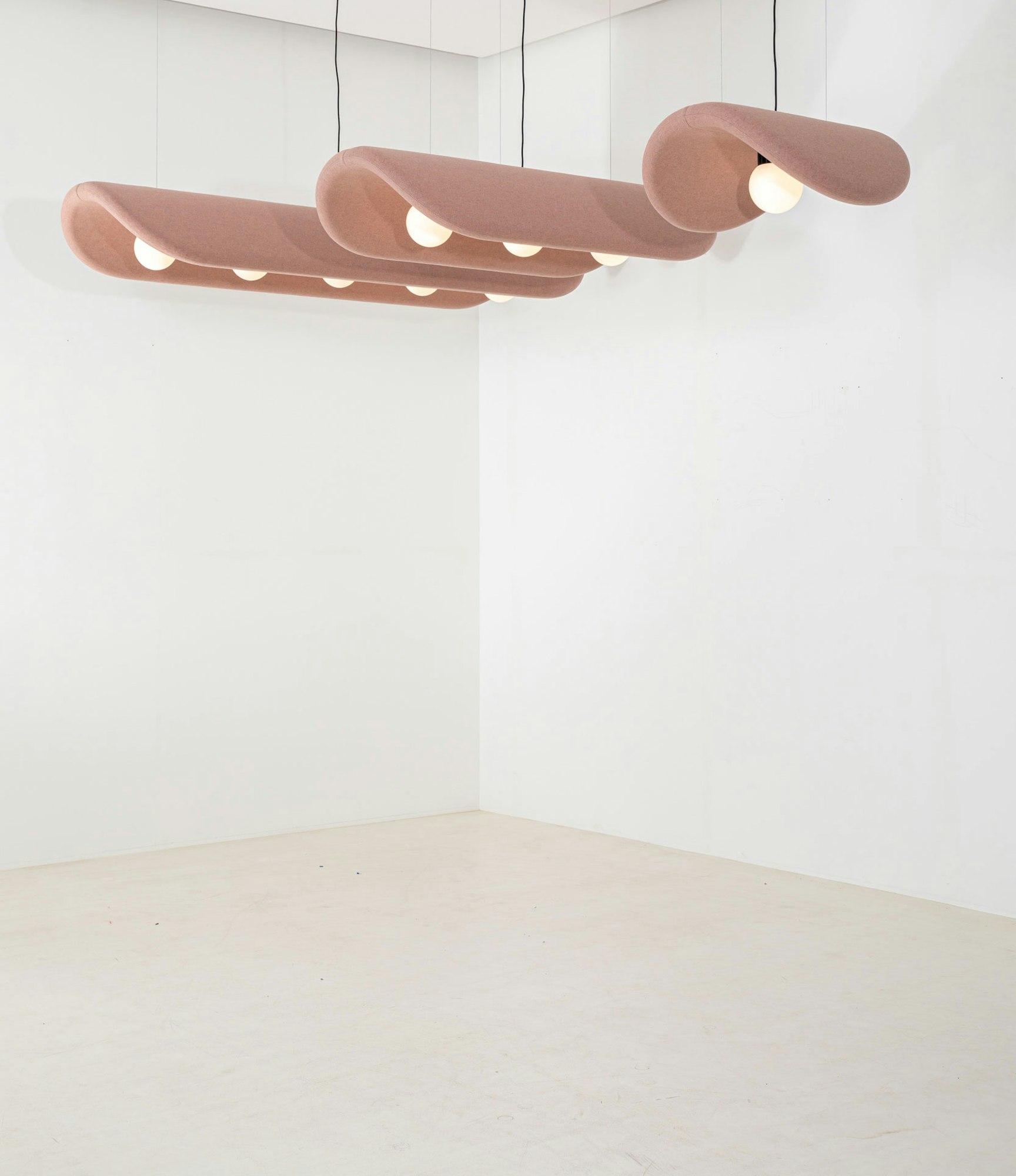 BuzziSpace Buzzichip acoustic lighting retrofit globe spot