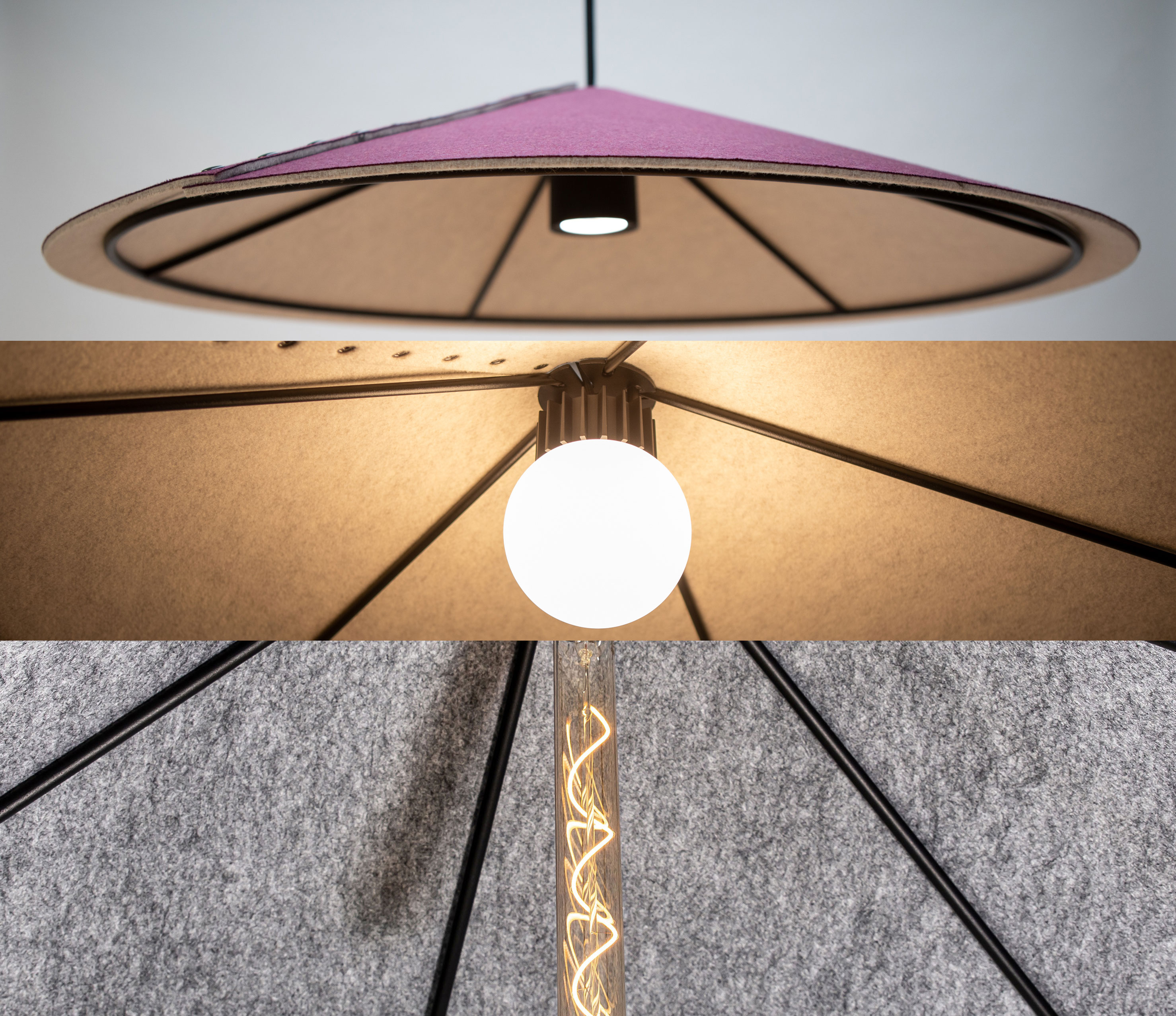 BuzziCone, original noise-reducing lighting | BuzziSpace