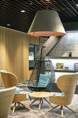 BuzziShade Pendant, sound-absorbing lighting | BuzziSpace