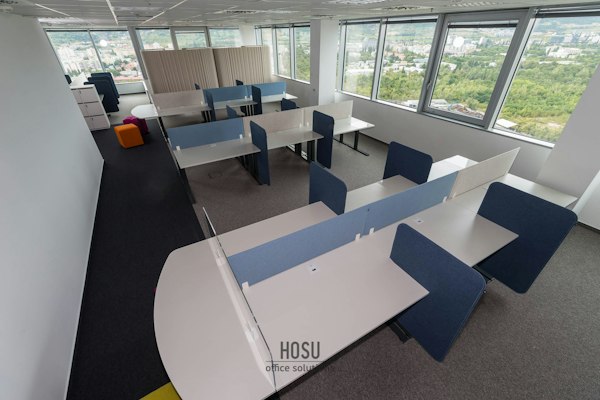 BuzziDesk Split, acoustic desk divider | BuzziSpace