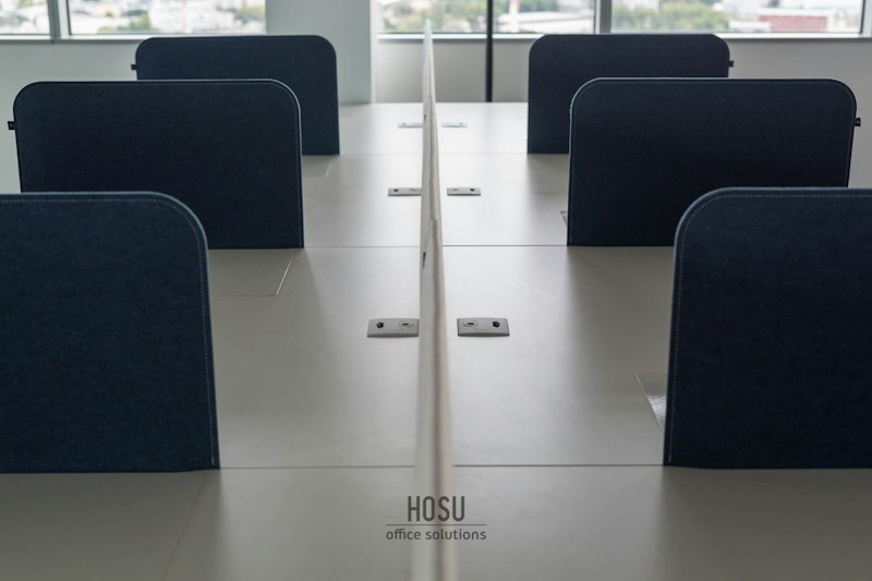 BuzziDesk Split, acoustic desk divider | BuzziSpace