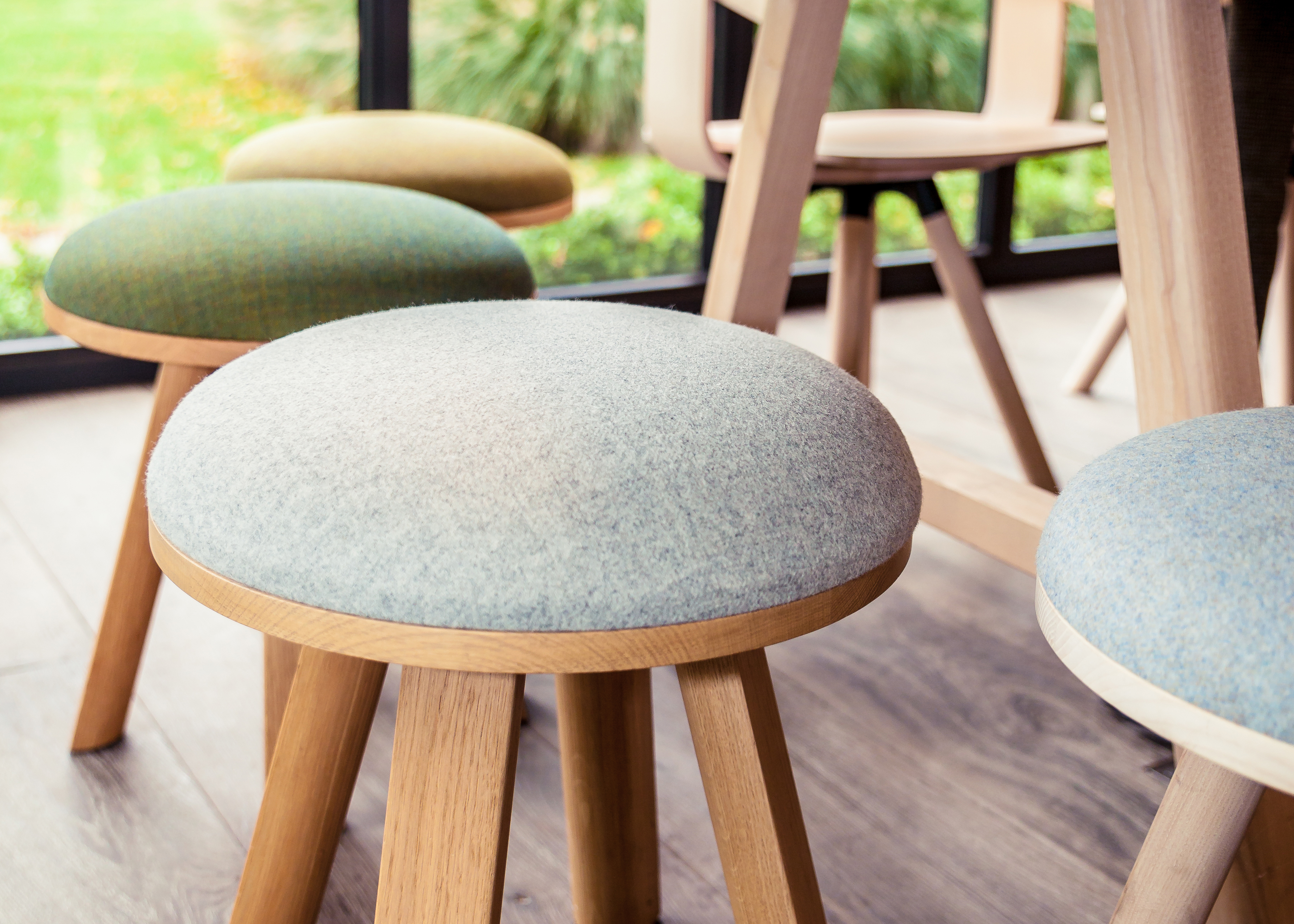 BuzziMilk, a sturdy little wood stool | BuzziSpace