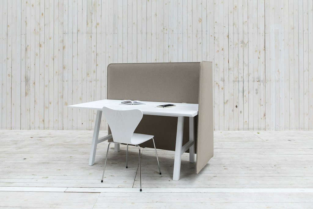 BuzziWrap FrontDesk, acoustic panel for existing desks | BuzziSpace