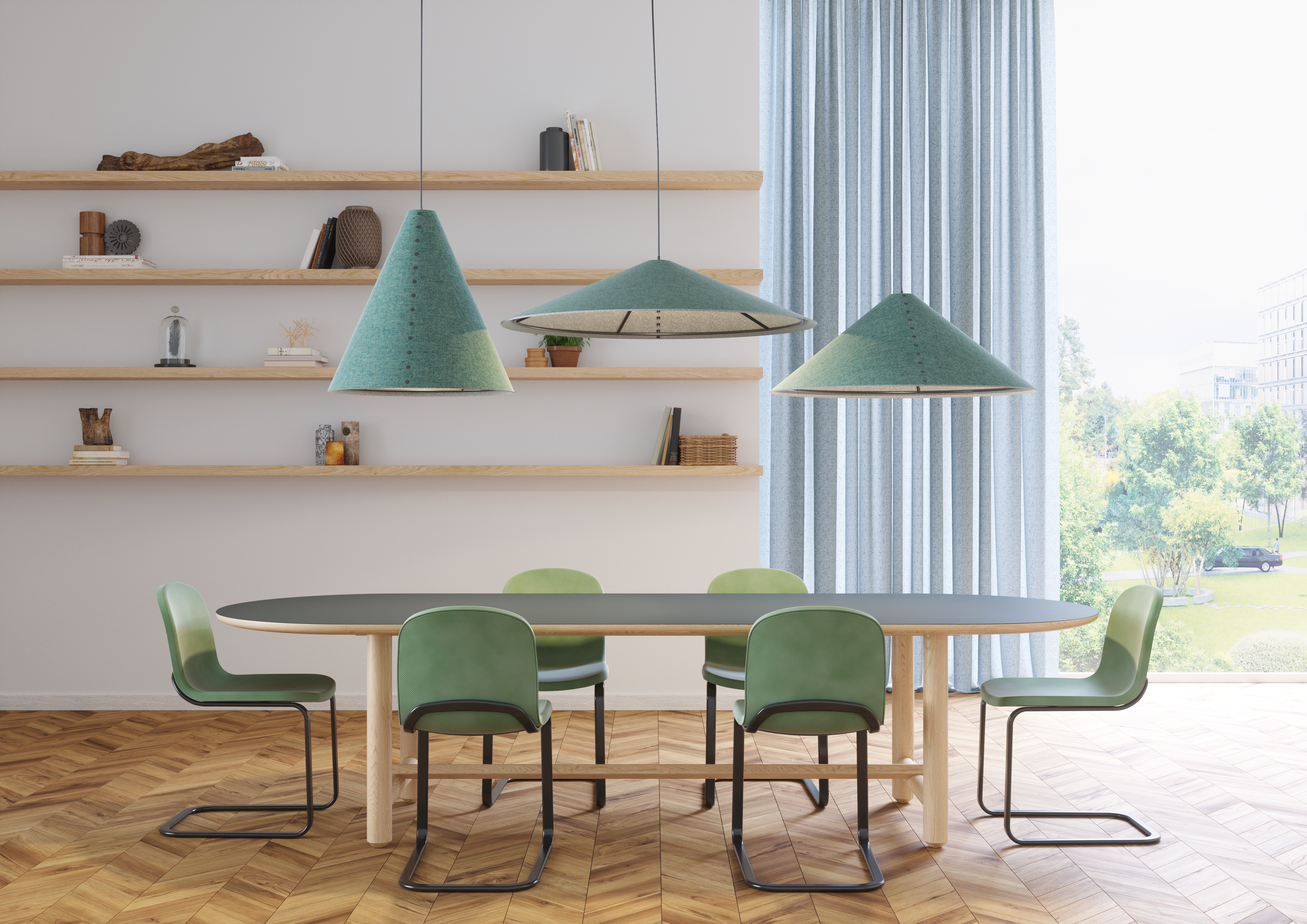 BuzziCone, original noise-reducing lighting | BuzziSpace