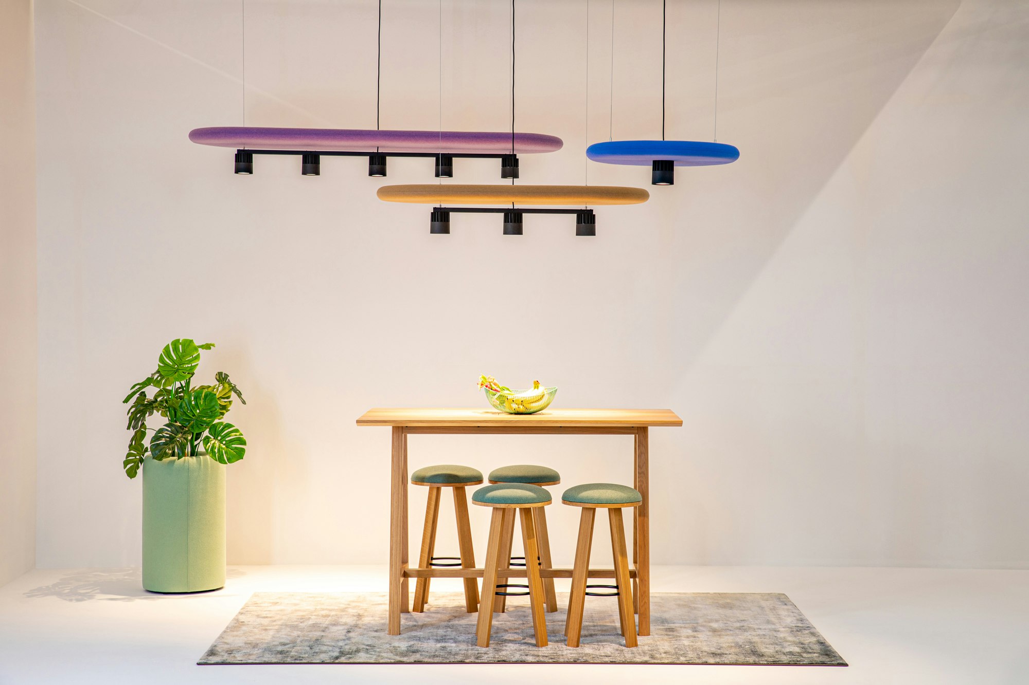 BuzziSpace Buzzisurf acoustic lighting retrofit globe spot