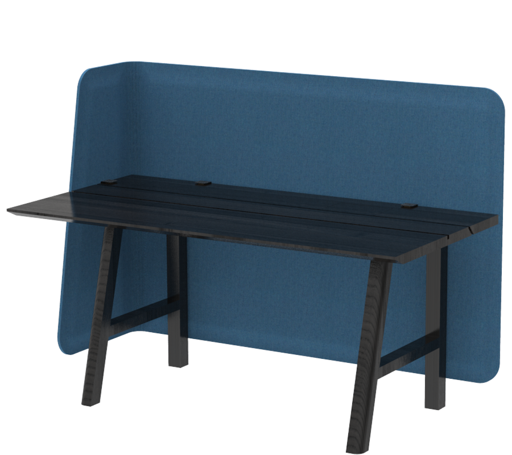 BuzziWrap FrontDesk, acoustic panel for existing desks | BuzziSpace