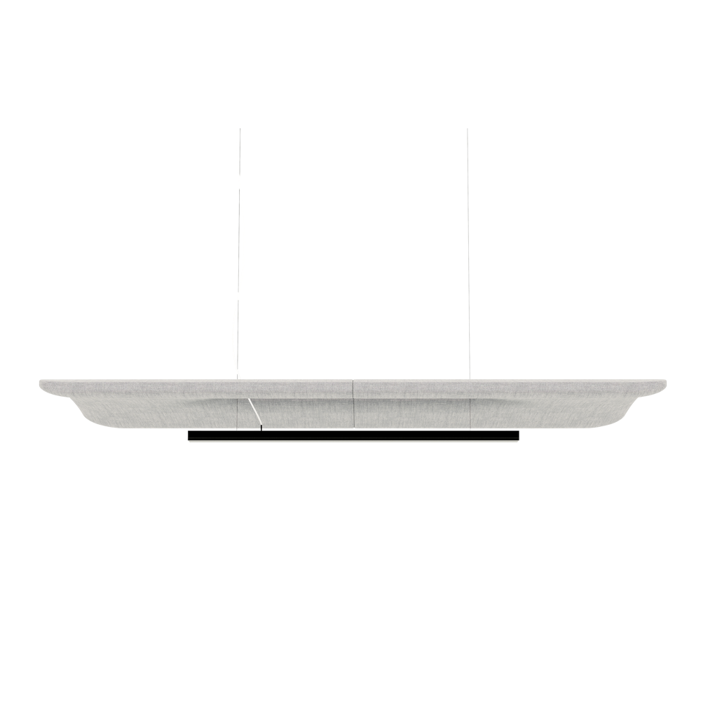 BuzziZepp LED, suspended acoustic shell with light | BuzziSpace