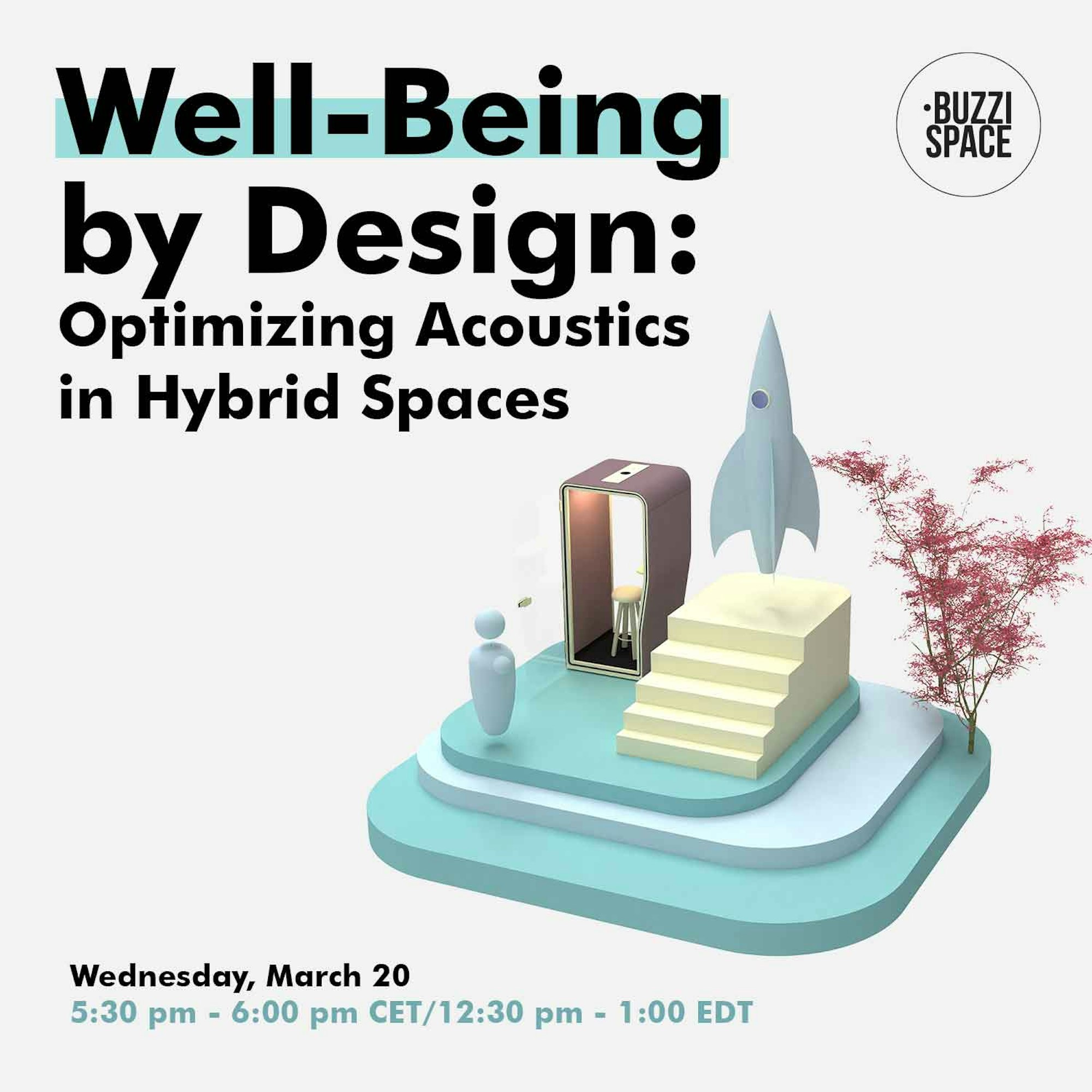 Buzzispace webinar well being by design acoustic furniture