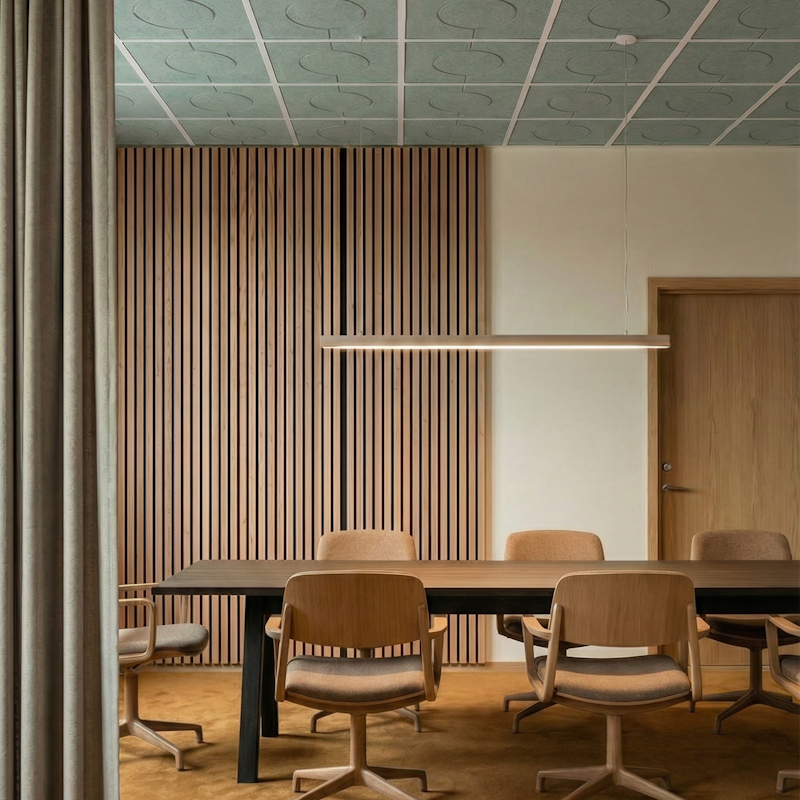 BuzziCloud Acoustic Ceiling Panels | Class A | T-Grid Compatible ...
