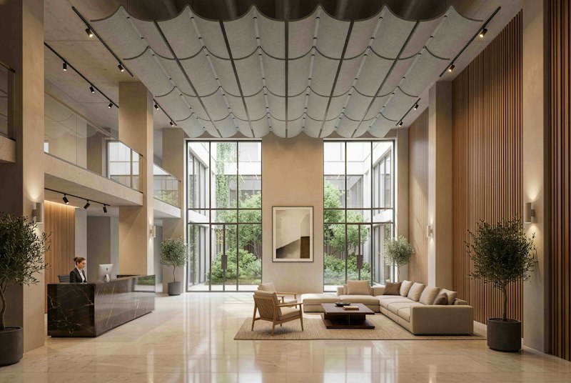 Acoustic Ceiling Panels & Baffles | BuzzSpace