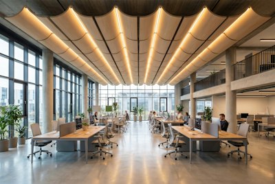 Acoustic Lighting & Sound Absorbing Pendant Lights | BuzziSpace