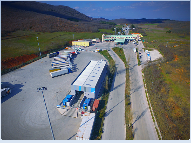 Security screening for cargo and vehicles at a land border