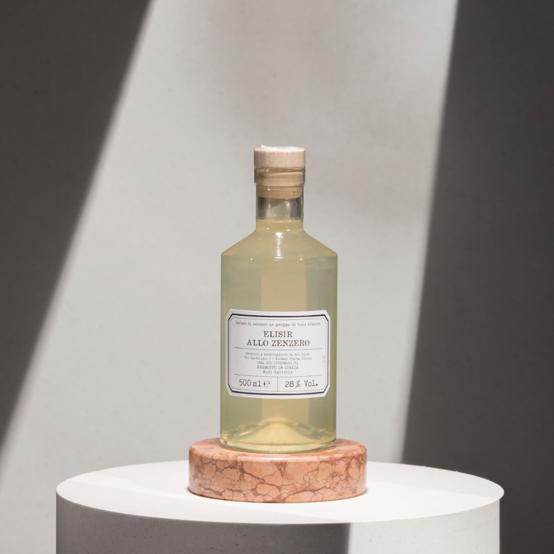  Elisir destillato di Zenzero in Grappa di Amarone.