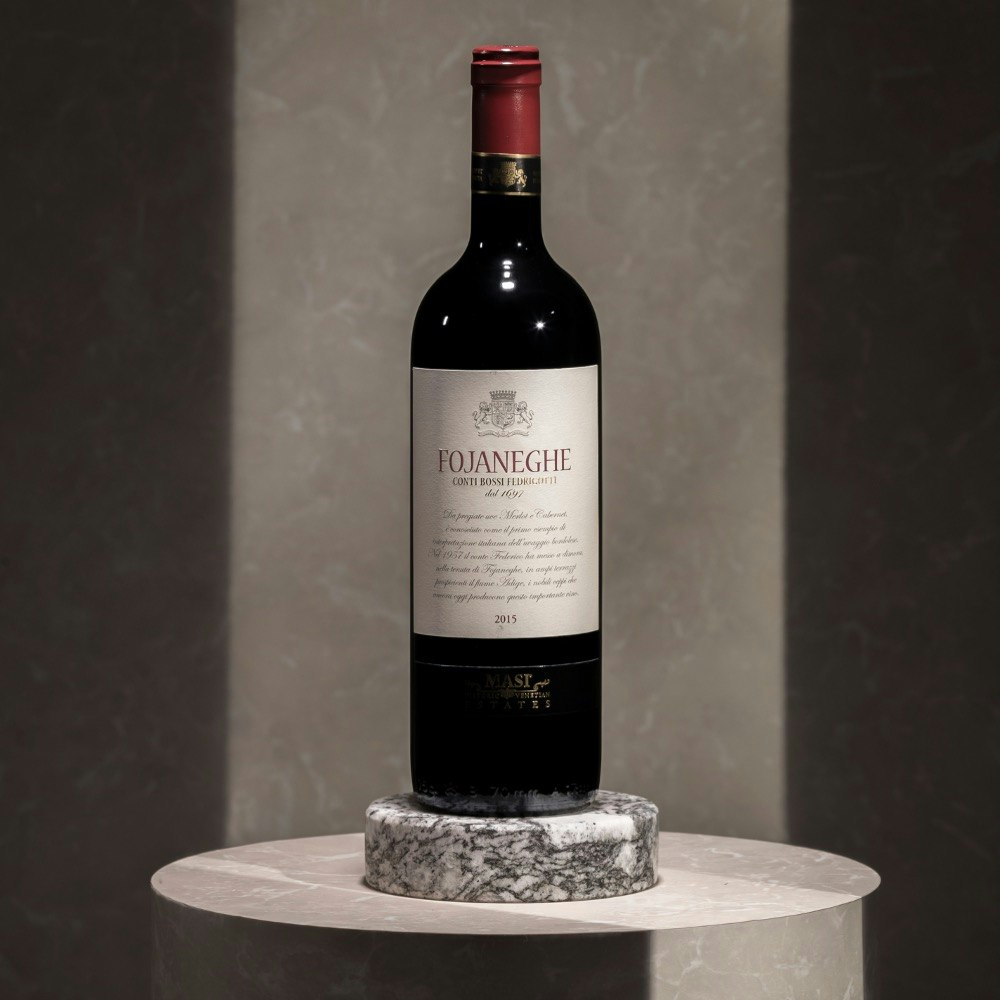 FOJANEGHE | Vigneti delle Dolomiti IGT First example of Bordeaux blend in Italy, born in 1961 thanks to the intuition of Count Federico. Made from Merlot and Cabernet grapes. Structured and velvety.