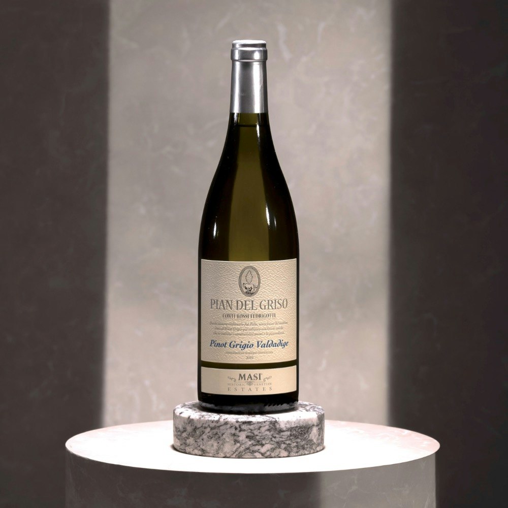 PIAN DEL GRISO | Pinot Grigio Valdadige DOC A white wine with a marked freshness and minerality, with fruity, intense and enveloping aromas and flavors. Produced from Pinot Grigio delle Venezie grapes.