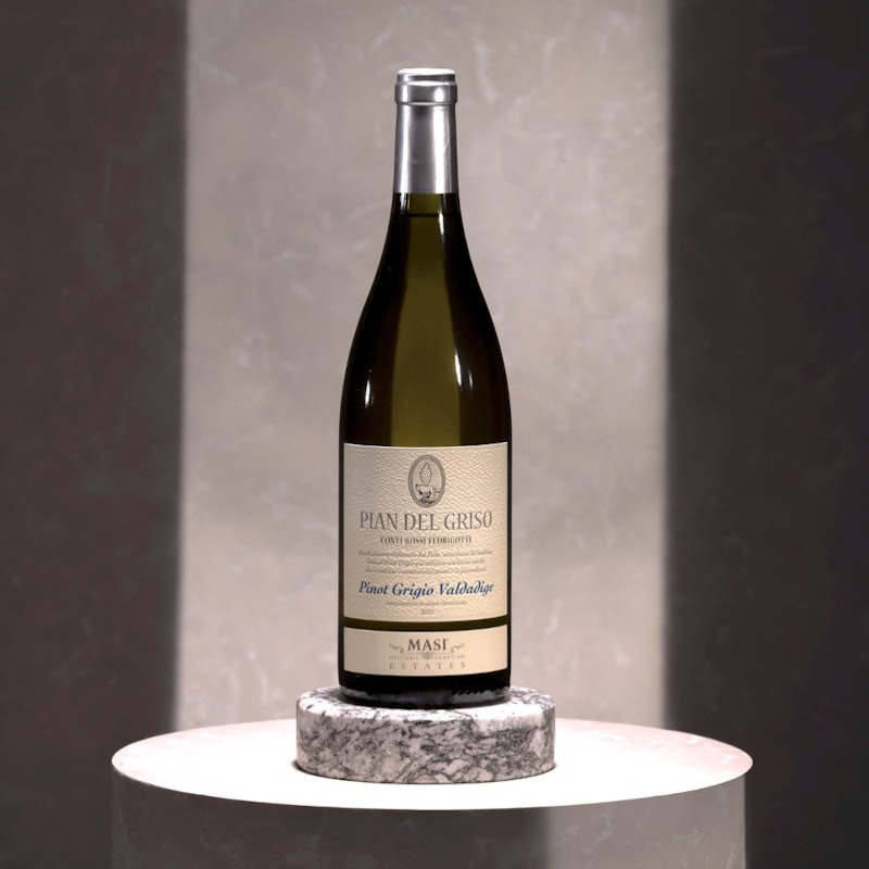 PIAN DEL GRISO | Pinot Grigio Valdadige DOC A white wine with a marked freshness and minerality, with fruity, intense and enveloping aromas and flavors. Produced from Pinot Grigio delle Venezie grapes.