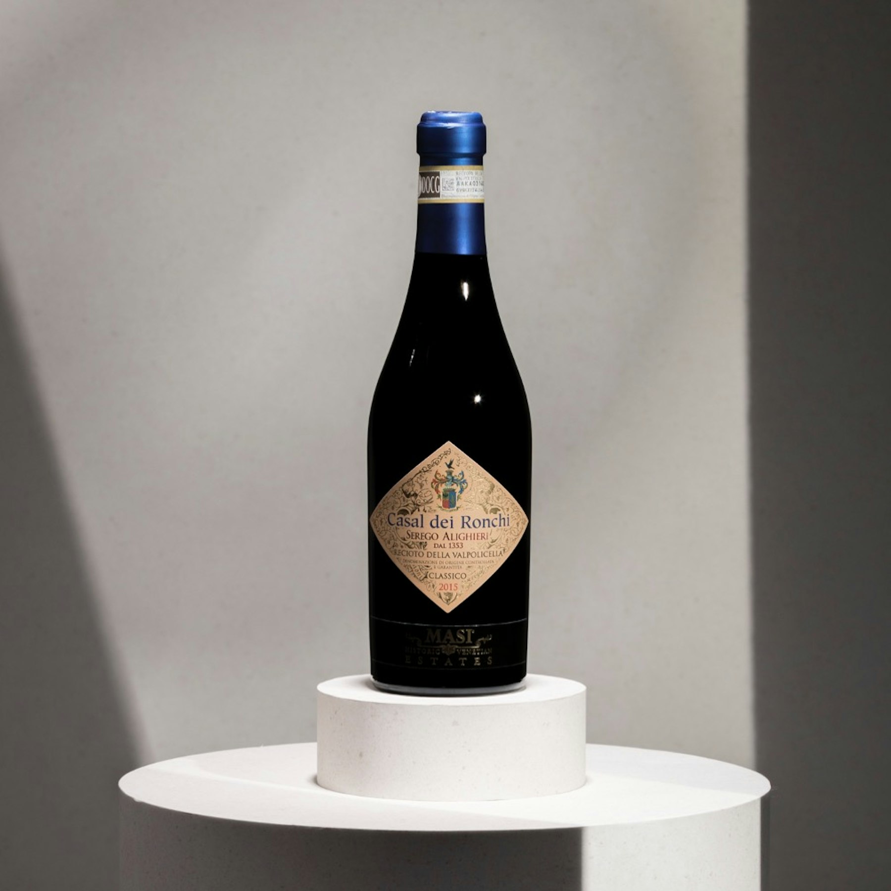  It's a noble red traditional dessert wine from Valpolicella, it is produced from grapes dried in winter on bamboo racks. Also great for conversation.