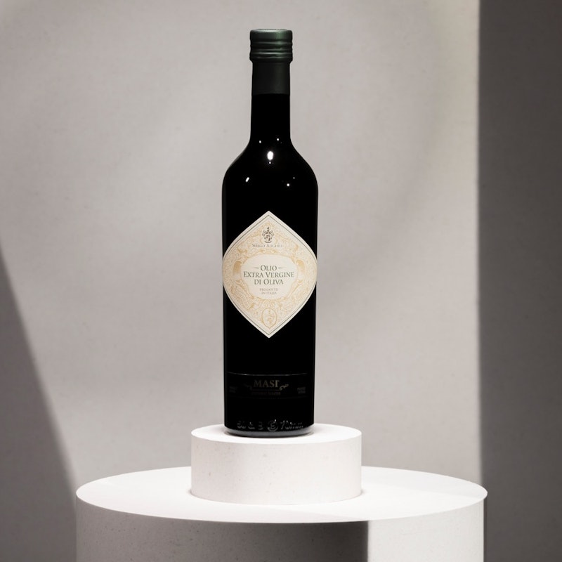  Extra virgin olive oil harvested from the Serego Alighighieri Possessions in Valpolicella. Delicate and fruity flavor