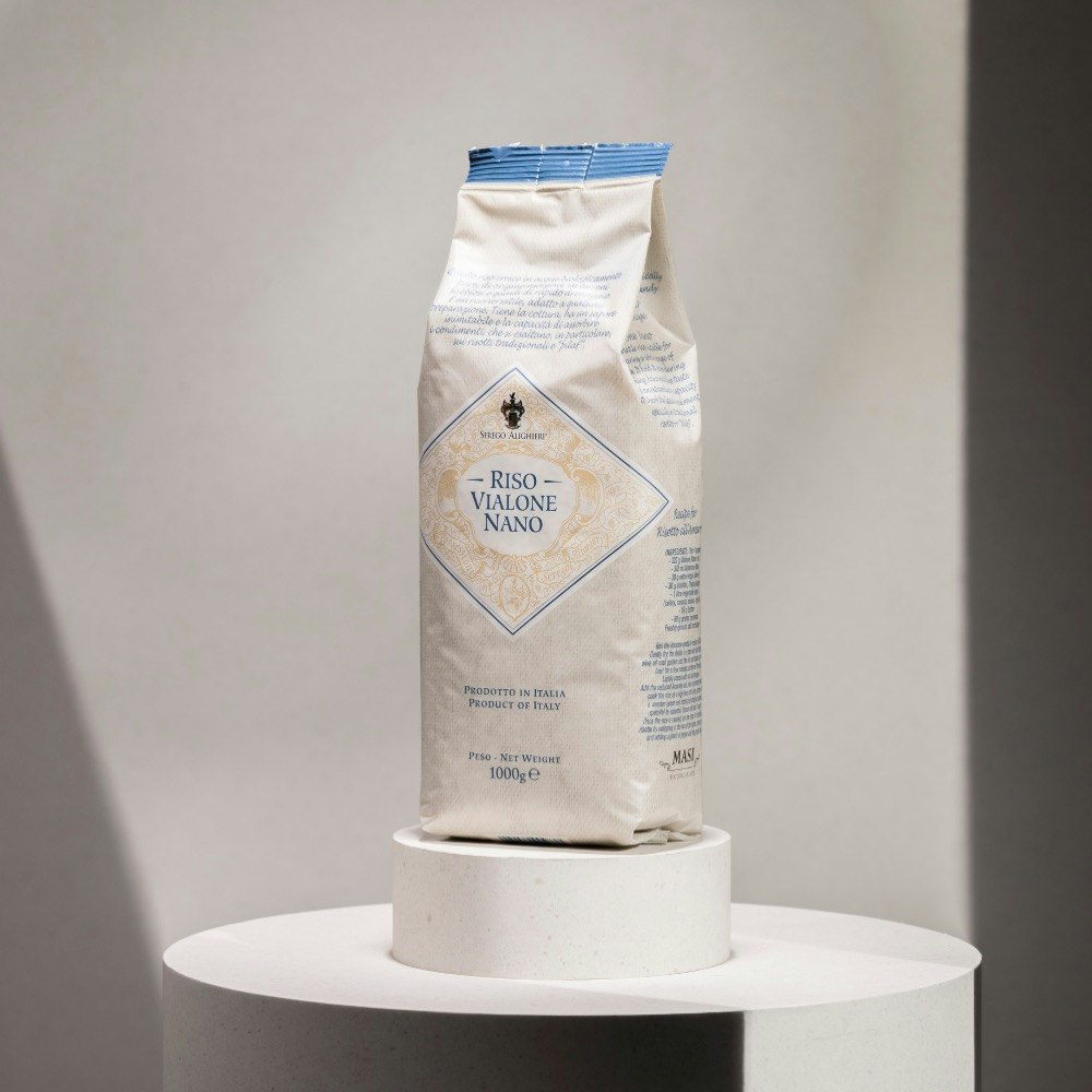 RISO DELLE POSSESSIONI | Vialone Nano Rice Precious variety of rice produced in the ancient rice fields once owned by the family located south of Verona. Ideal for risotto.
