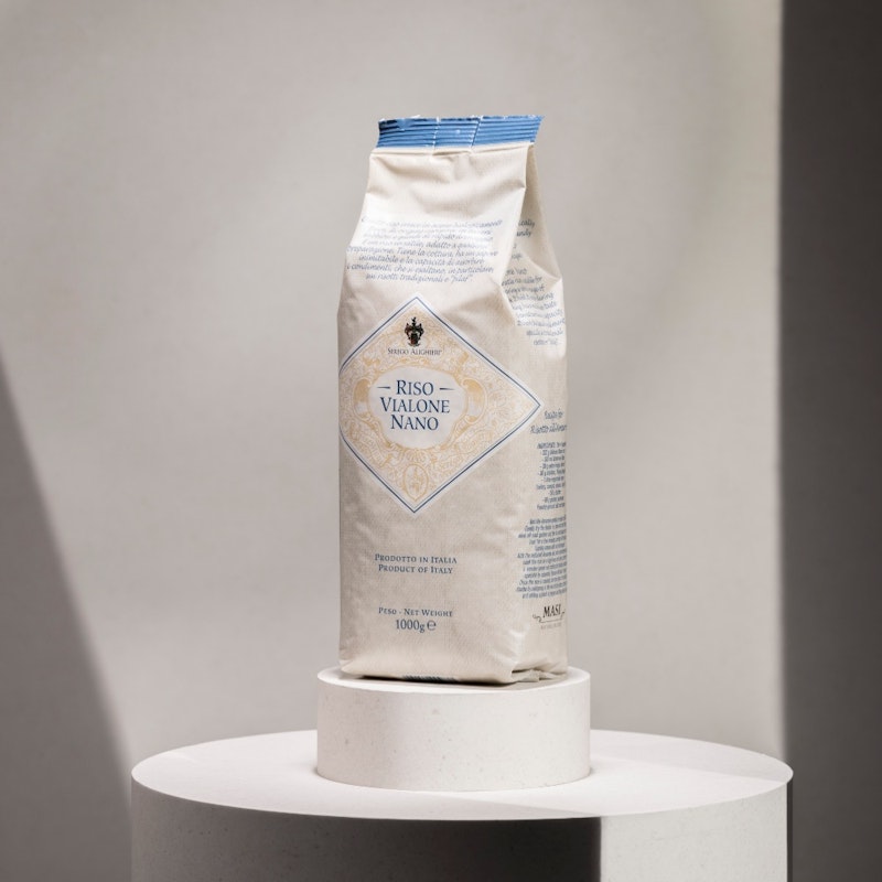 RISO DELLE POSSESSIONI | Vialone Nano Rice Precious variety of rice produced in the ancient rice fields once owned by the family located south of Verona. Ideal for risotto.