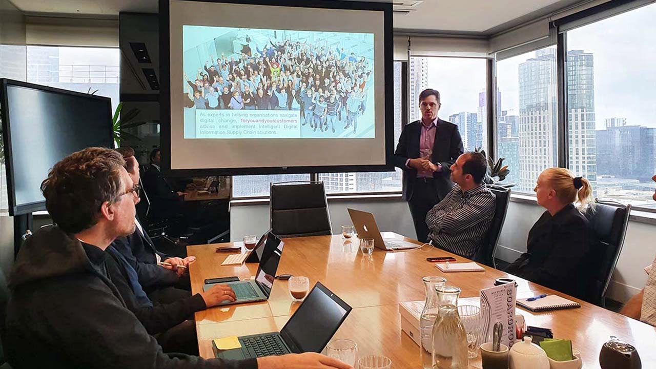 People in a conference room