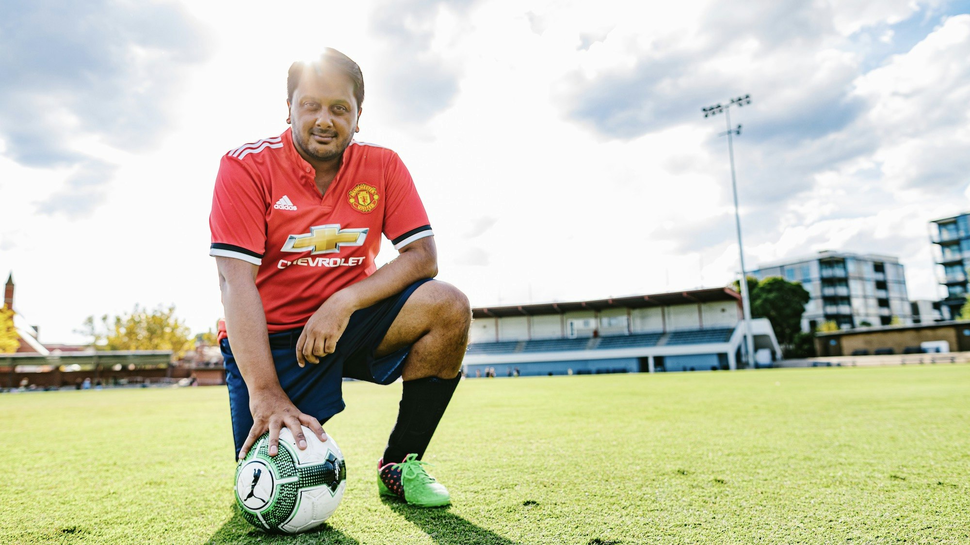 Kunal Lohia as a soccer player