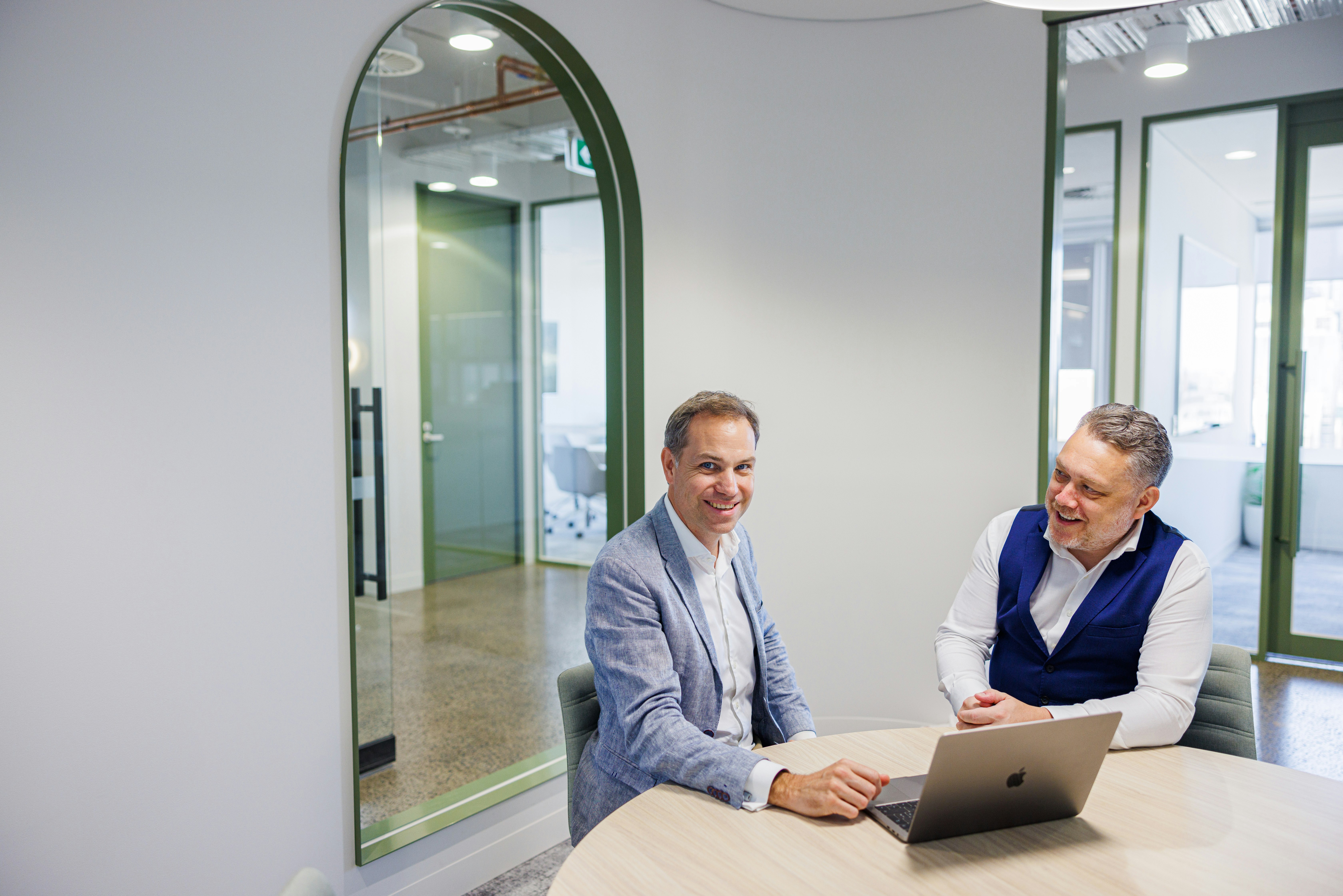 image of tobias felbecker and steve wilson in Sydney