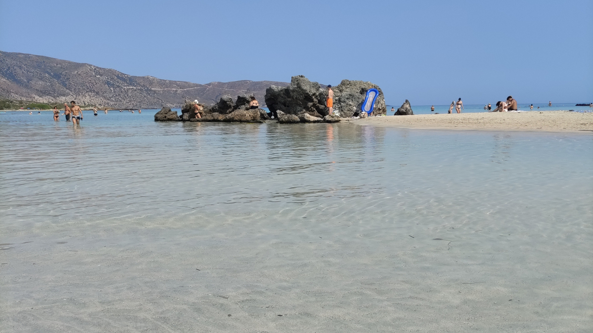 Elafonisi Strand auf Kreta