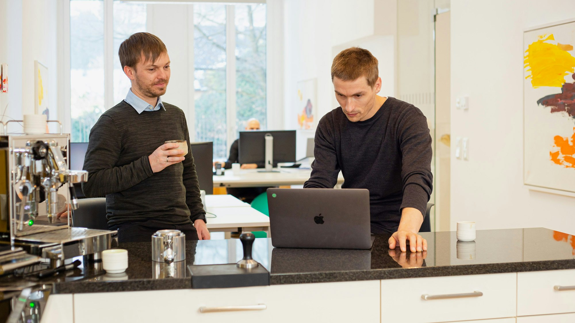 Christian und Claus at office Feldkirch